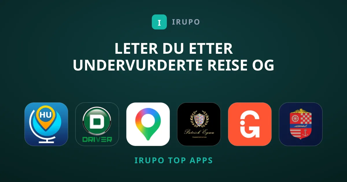 Leter Du etter Undervurderte Reise og Lokalt-Apper?